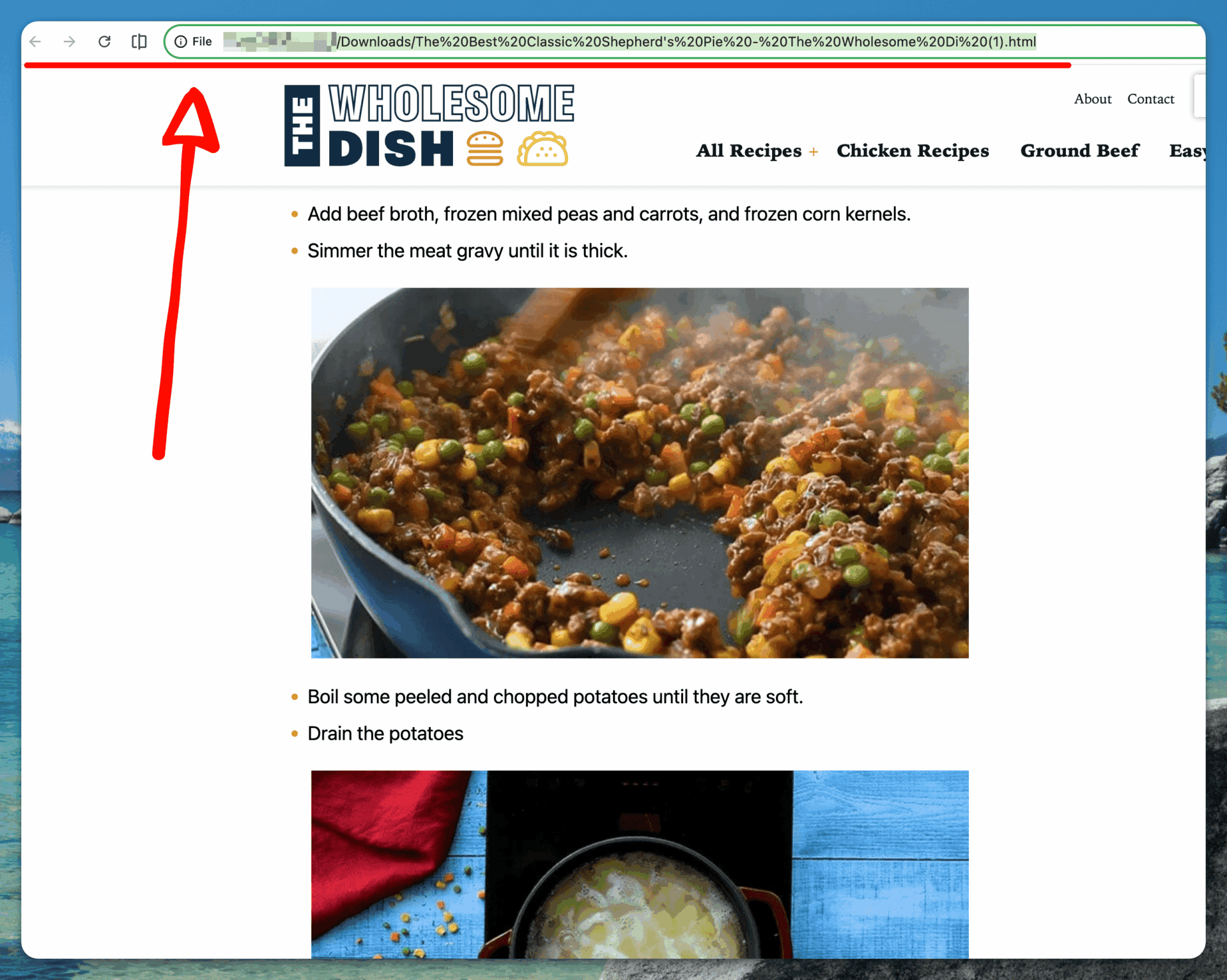 Как скачать рецепт с помощью URL Download